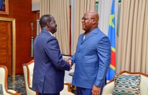L’ancien Premier ministre Kenyan Raila Odinga sollicite l’appui de la RDC à sa candidature au poste de président de la Commission de l’UA